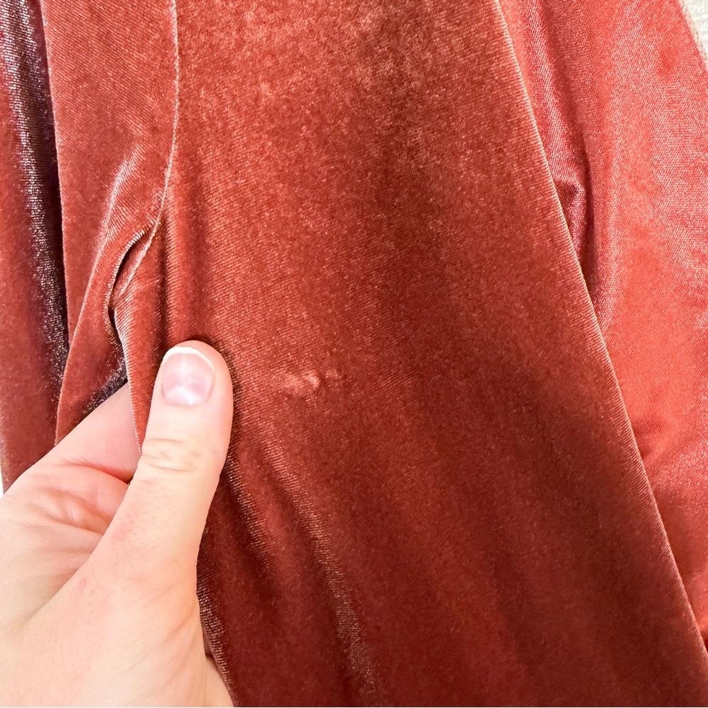 NEW‎ | Jenny Yoo Ryland Velvet V-Neck V-Back Gown/English Rose - Picture 13 of 13
